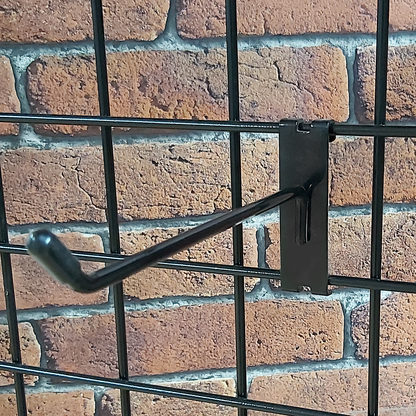 GRID HOOKS SINGLE PRONG 200MM