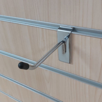 SLATWALL SINGLE ARM HOOKS 100MM