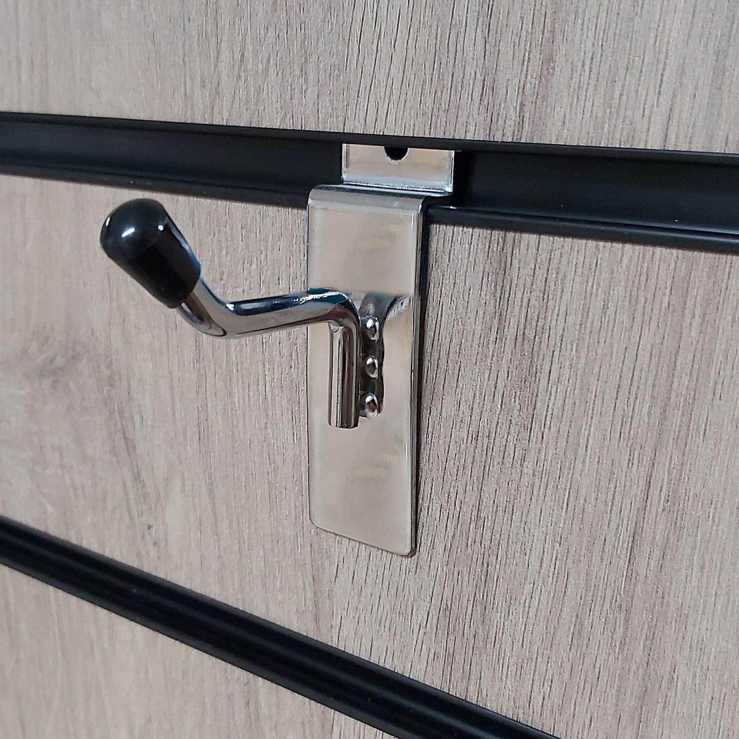 SLATWALL SINGLE ARM HOOKS 50MM