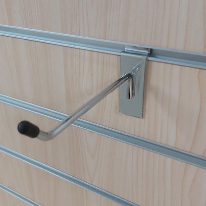 SLATWALL SINGLE ARM HOOKS 150MM