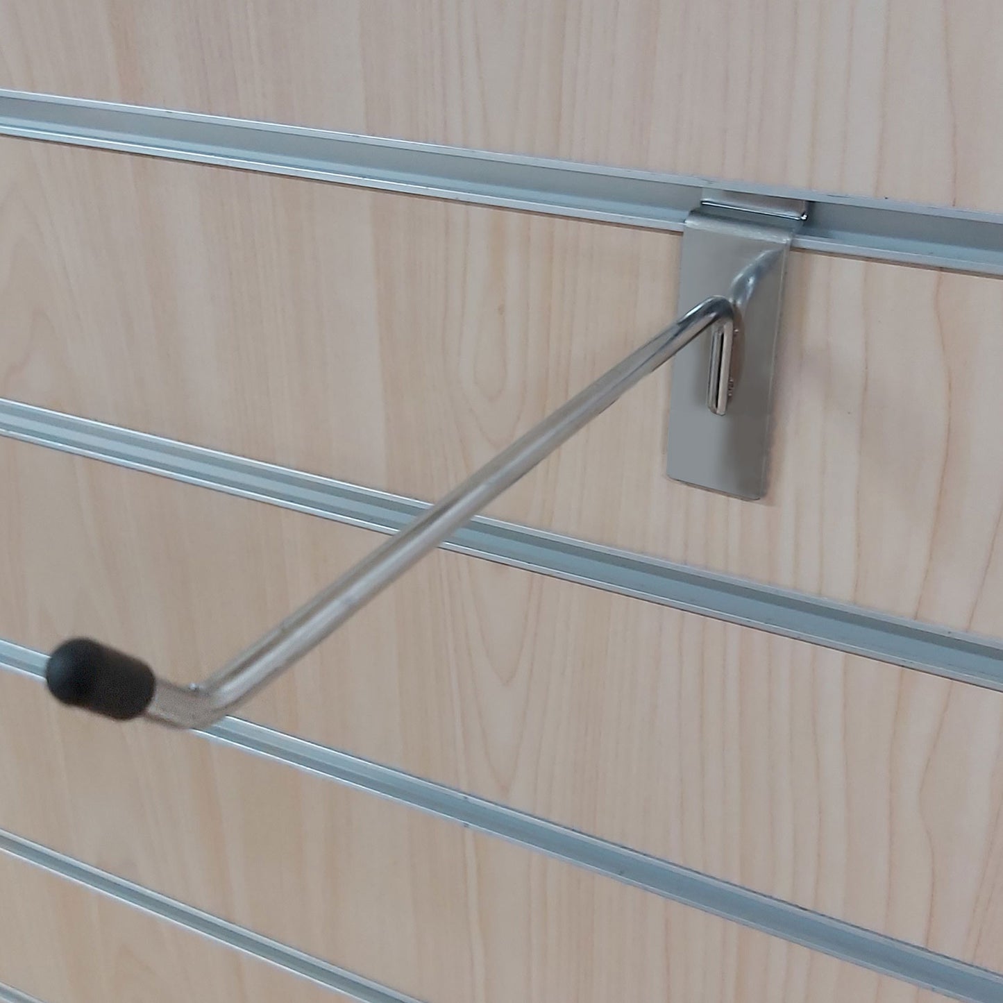SLATWALL SINGLE ARM HOOKS 200MM