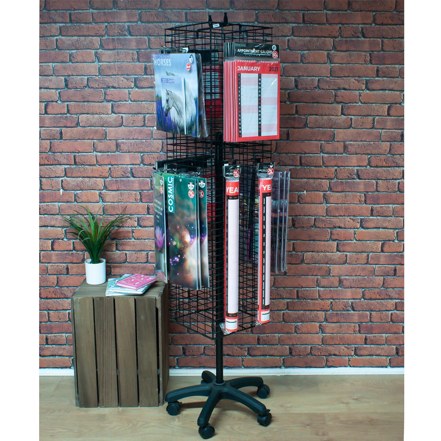 MESH PANEL SPINNER 4 SIDED DISPLAY