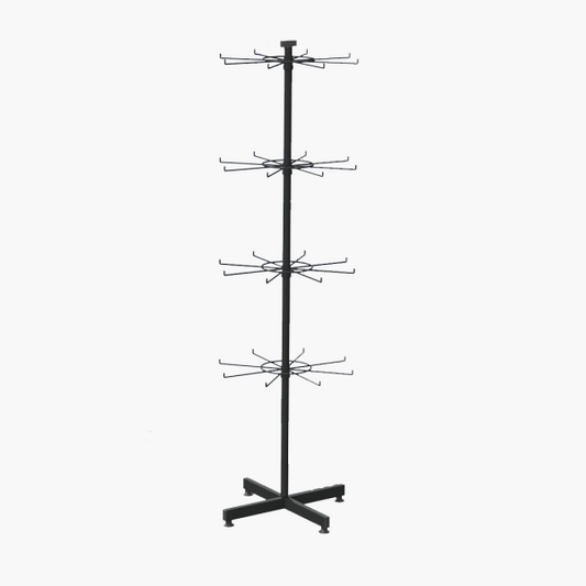BUDGET METAL ROTARY HOOK STAND – 32 HOOKS