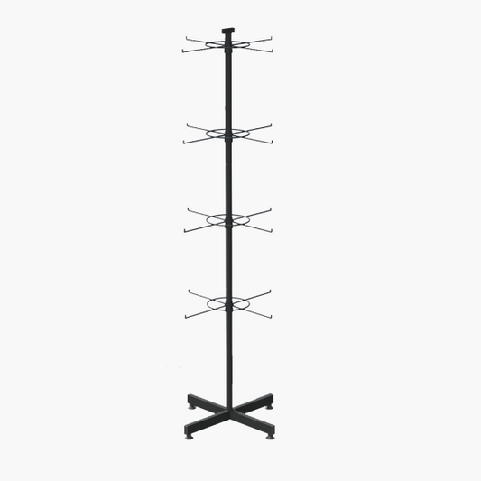 BUDGET METAL ROTARY HOOK STAND – 16 HOOKS