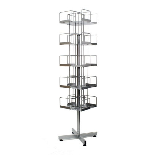 METAL ROTARY FLOOR STAND – 5 TIER