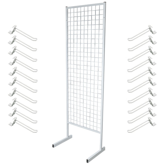 MESH PANEL DISPLAY 20 HOOKS 6 INCHES