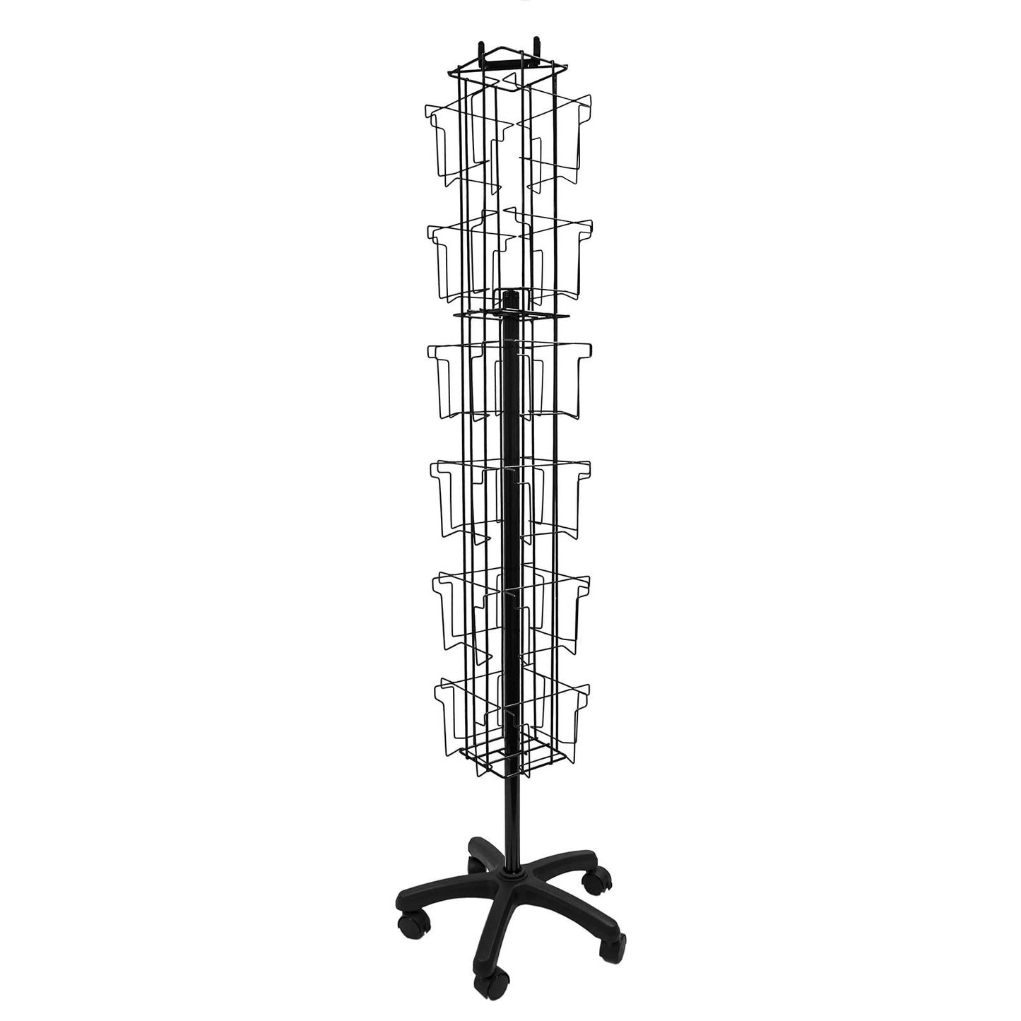 ROTATING GREETING CARD STAND 24 POCKETS