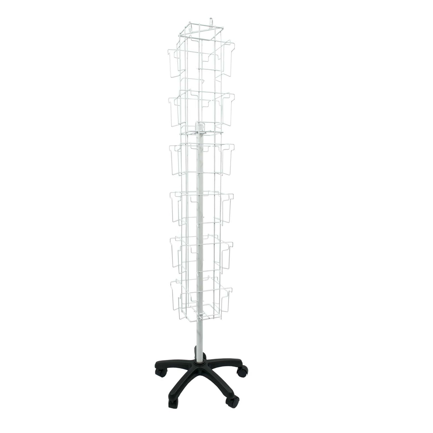 ROTATING GREETING CARD STAND 24 POCKETS