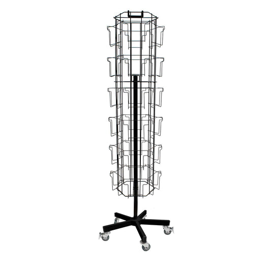 ROTATORY GREETING CARD STAND 36 POCKETS