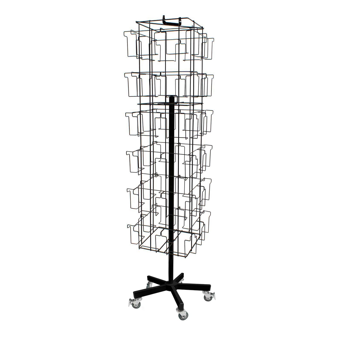 ROTATING GREETING CARD STAND 48 POCKETS
