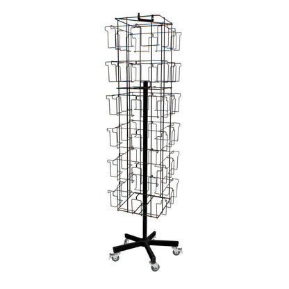ROTATING GREETING CARD STAND 48 POCKETS