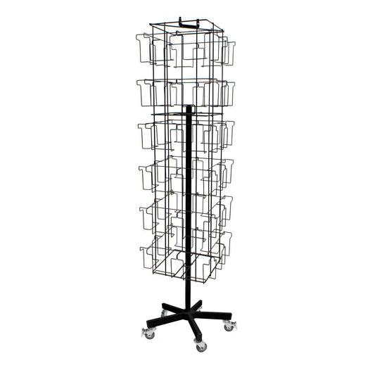 ROTATING GREETING CARD STAND 48 POCKETS