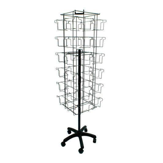 ROTATING GREETING CARD STAND 48 POCKETS