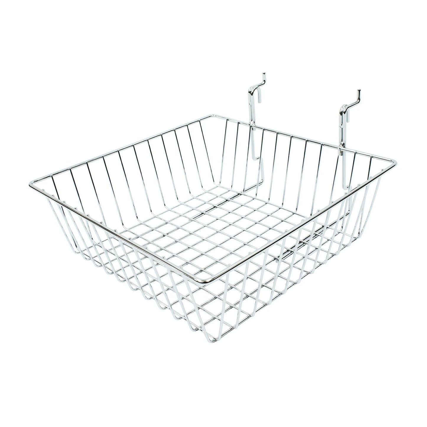 SLATWALL & GRID MESH WALL HANGING BASKET