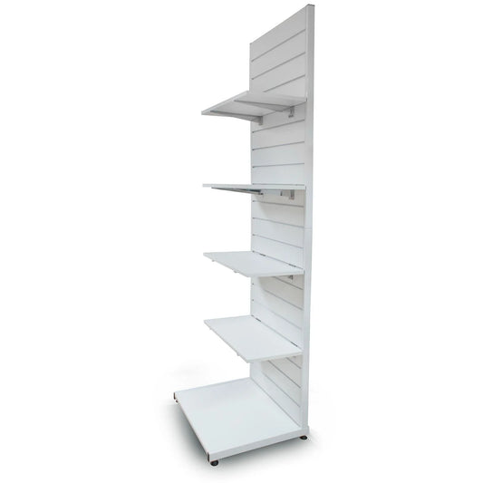 4 SHELVES SLATWALL DISPLAY